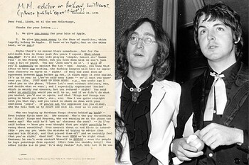 Lennon McCartney Letter 08062022